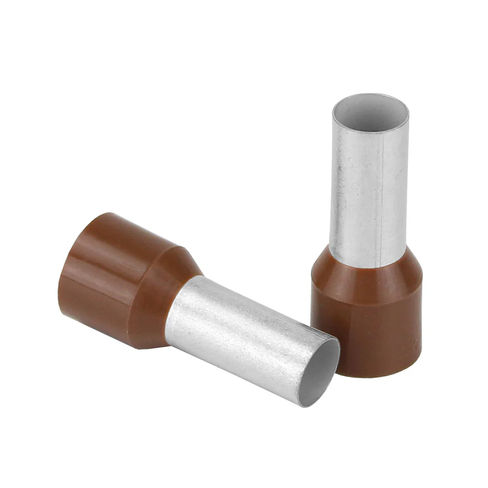 Pacer Brown 4 AWG Wire Ferrule - 16mm Length - 10 Pack [TFRL4-16MM-10] - Fashionser