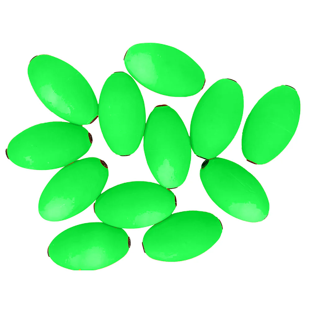 Tigress Oval Kite Floats - Green *12-Pack [88961-2] - Fashionser