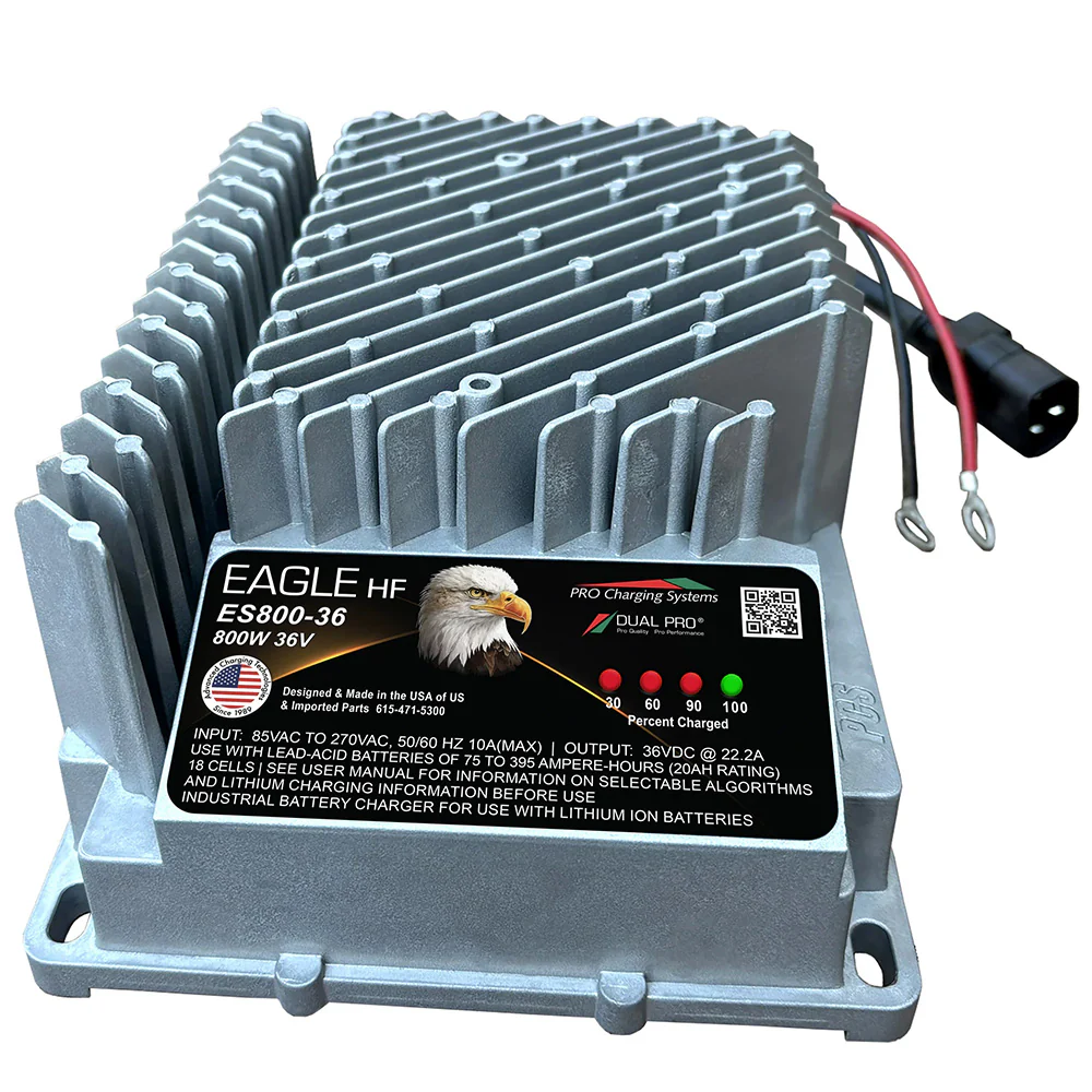 Dual Pro HF Eagle ES800 Series 36V Single Lithium Charger [ES0800-36V003] - Fashionser