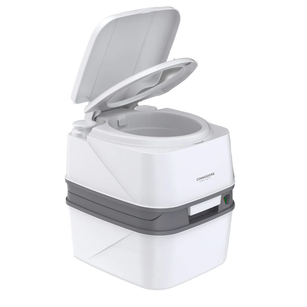 Commodore Premium Portable Travel Toilet - Injection Molded - 18L/4.75 Gallon [CM-3-18PT] - Fashionser