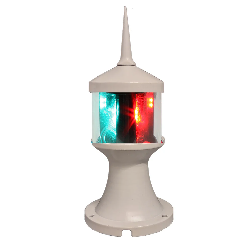 Lunasea Tri-Color/Anchor Zero Emission Light Fixture - 12V - White [LLB-73BK-01-WB] - Fashionser