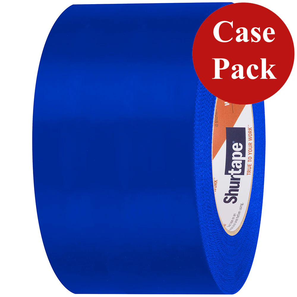 Shurtape UV-Resistant Marine Heat Shrink Tape - 72MM x 55M Roll - Serrated Edge Blue *Case of 16 Rolls* [105742C] - Fashionser