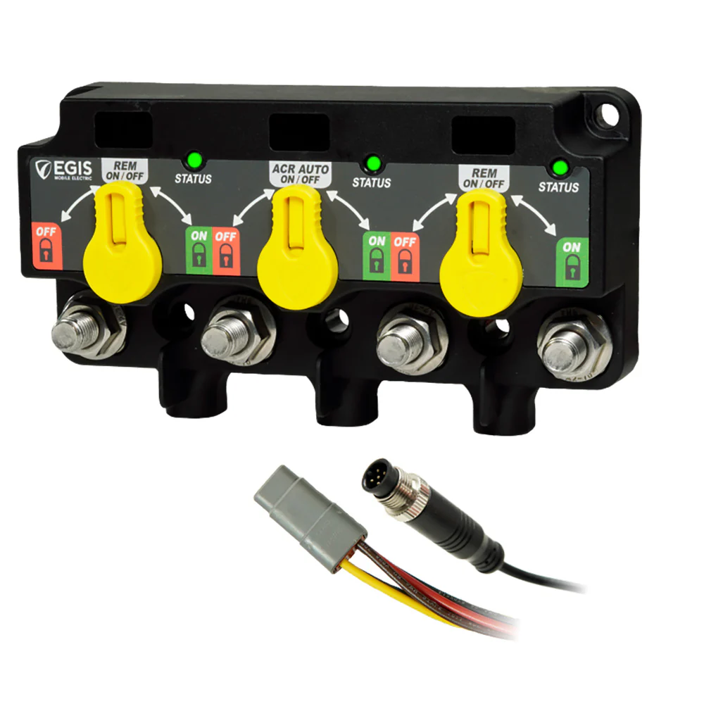 Egis Triple XD - NMEA 2000 - Relay/ACR/Relay w/Knobs - 12 Position DT [9831-2535] - Fashionser