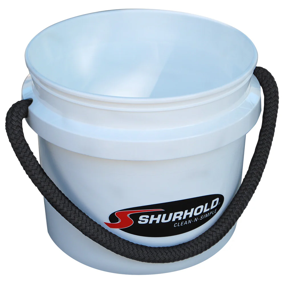 Shurhold Worlds Best Rope Handle Bucket - 3.5 Gallon - White [2431] - Fashionser