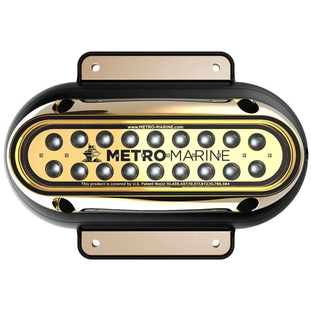 Metro Marine High-Output Elongated Surface Mount Light w/Intelligent Monochromatic LEDs - Aqua, 90 Beam [F-SME1-H-A3-90] - Fashionser