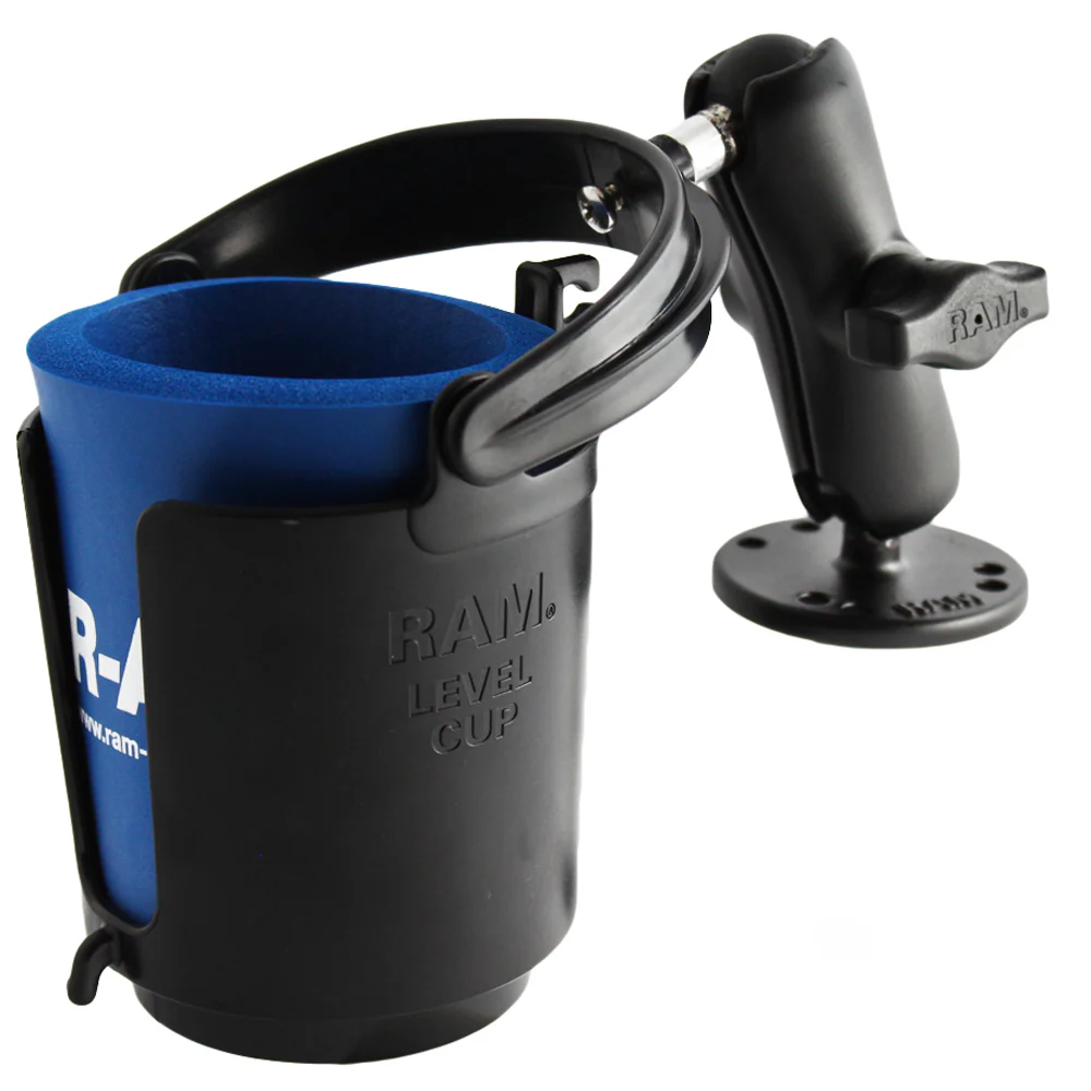 RAM Mount Drink Cup Holder w/Surface Mount [RAM-B-132U] - Fashionser