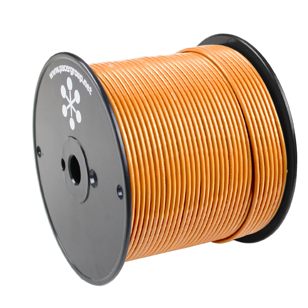 Pacer Orange 18 AWG Primary Wire - 500 [WUL18OR-500] - Fashionser