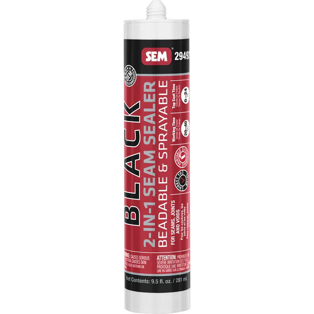 SEM 2-IN-1 Seam Sealer - 9.5oz Tube - Black [29492] - Fashionser