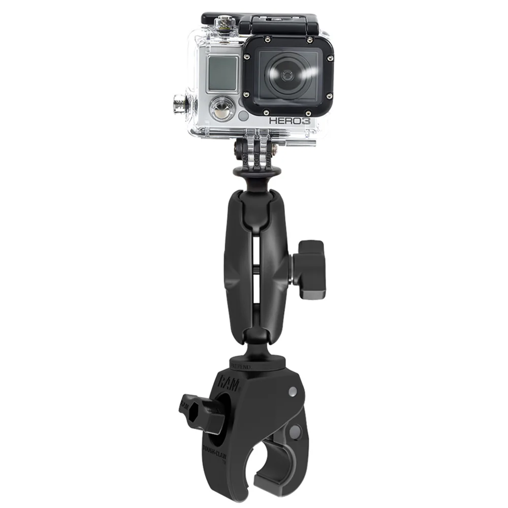 RAM Mount Small Tough-Claw Mount w/Custom GoPro Hero Adapter [RAP-B-400-GOP1U] - Fashionser