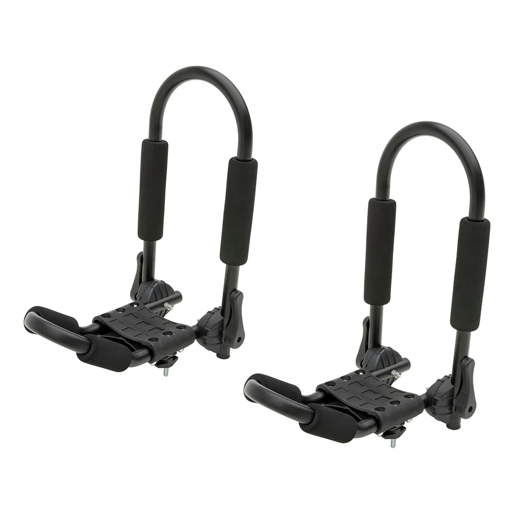 CURT Adjustable Aluminum Roof Rack Kayak Holders [18320] - Fashionser