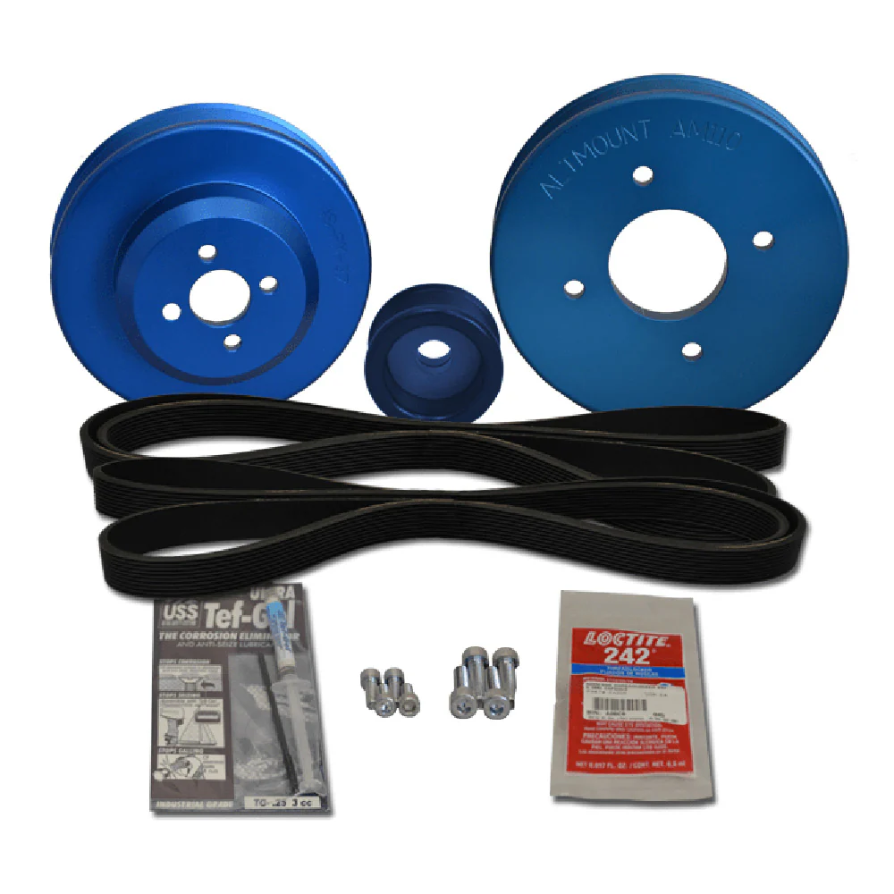 Balmar Yanmar Pulley Kit f/4JH, 4JHE, -TE, -HTE, -DTE [48-YSP-4JH-F] - Fashionser