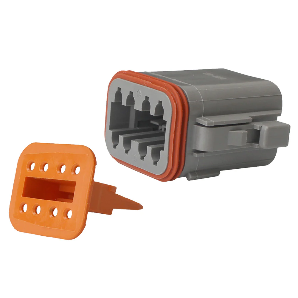 Pacer Deutsch DT Plug  Wedge Lock Kit - 8 Position - 5 Pack [TDT06-8S-5] - Fashionser