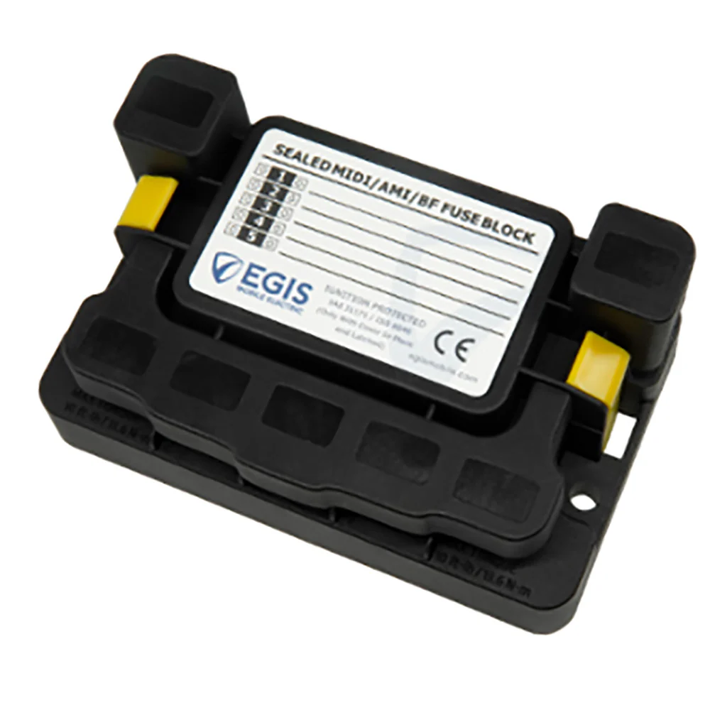 Egis MIDI 5x Fuse Block w/Sealed Cover [3908] - Fashionser