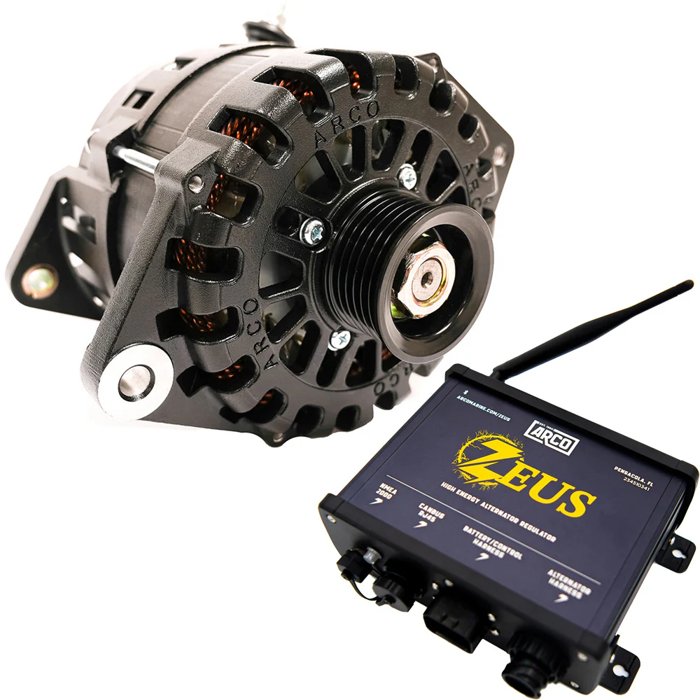 ARCO Zeus A225S 3.15 Alternator w/Isolated Ground, Terminal Block  Zeus High-Energy Alternator Regulator [4011-AZ1000] - Fashionser