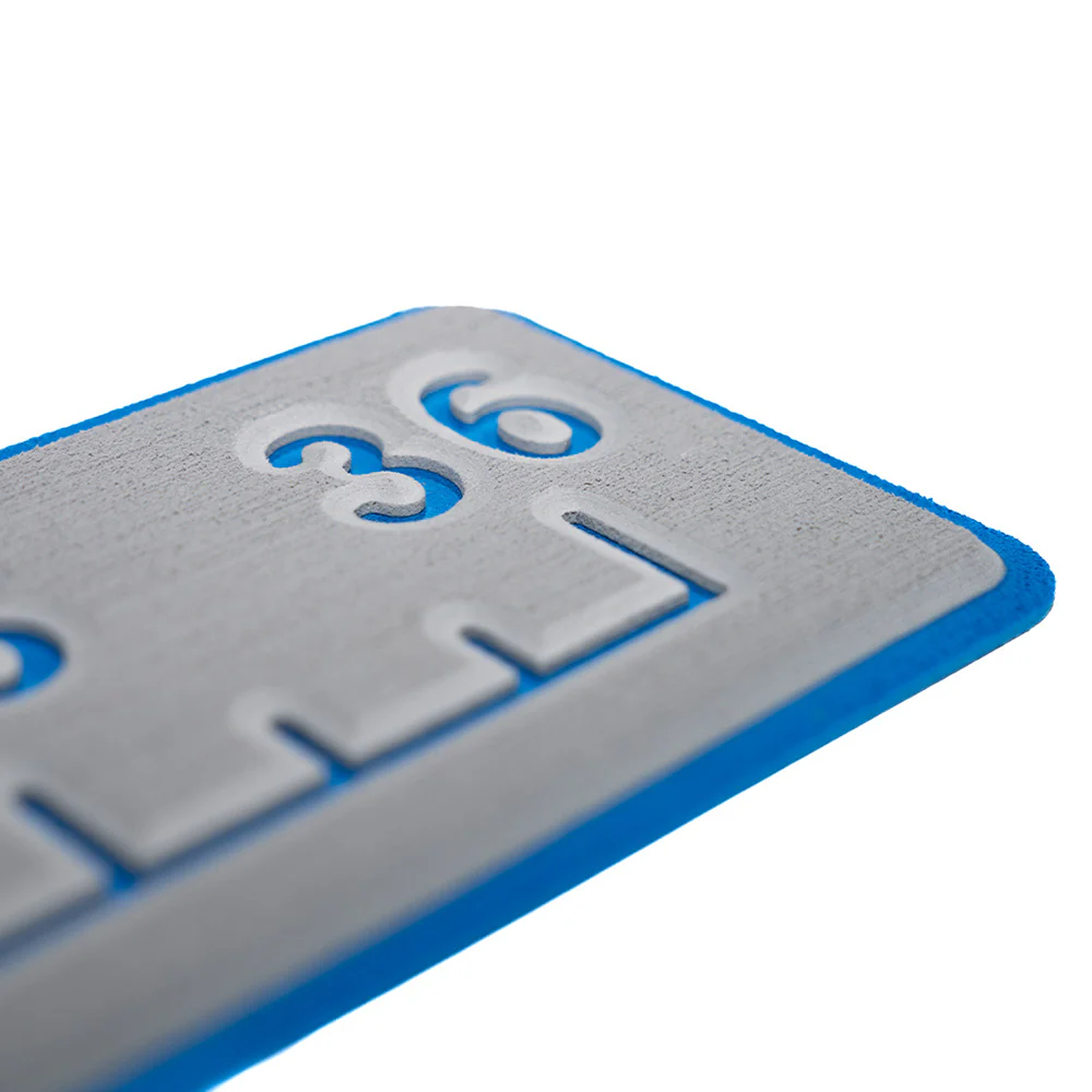 SeaDek 36 Routed Ruler - 6mm - Brushed Texture - Storm Grey/Bimini Blue [53583-18363] - Fashionser