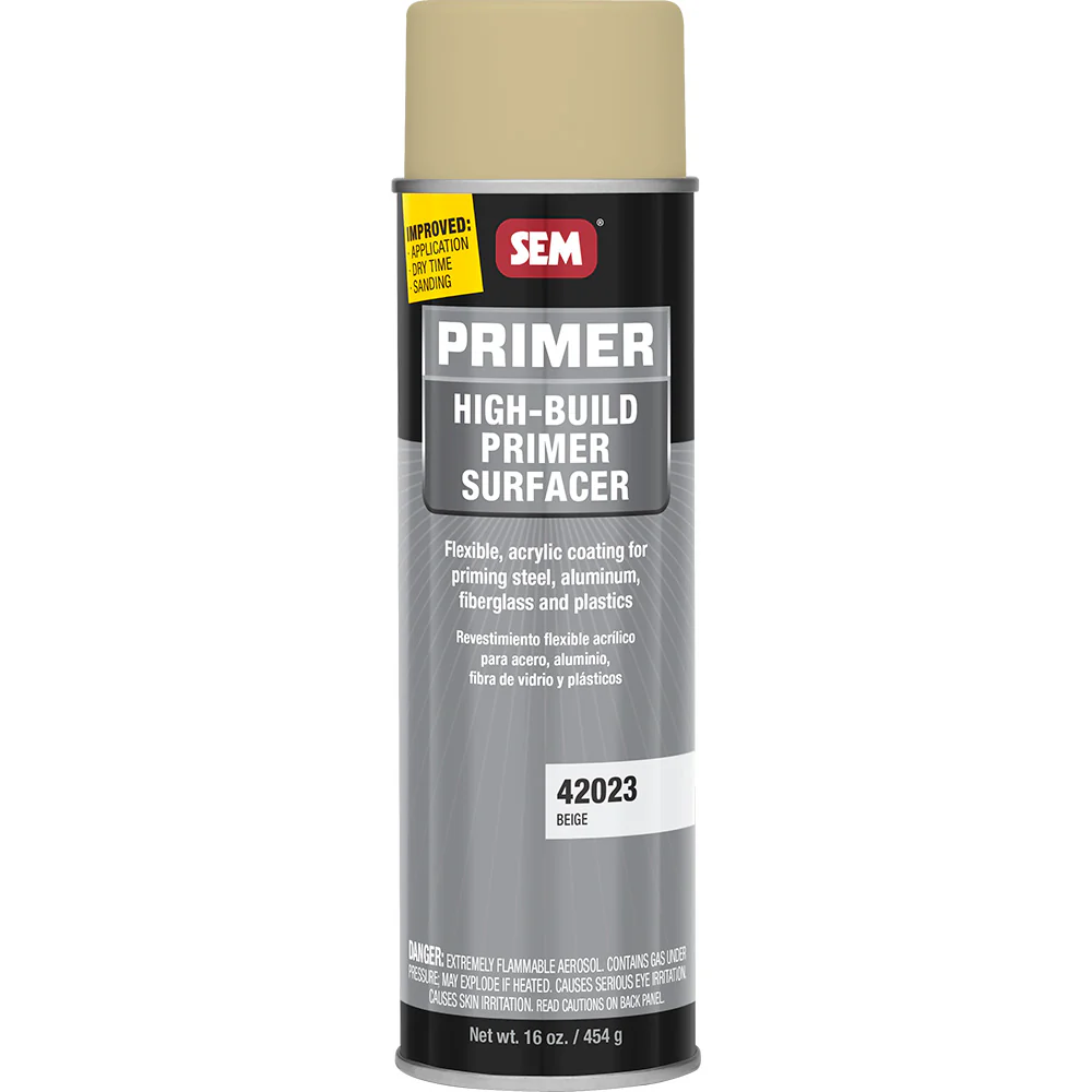 SEM High-Build Primer Surfacer - 20oz Aerosol Can - Beige [42023] - Fashionser