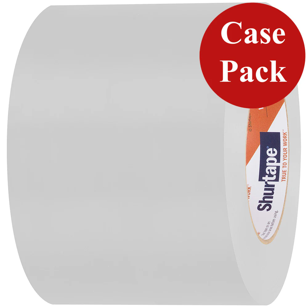 Shurtape UV-Resistant Marine Heat Shrink Tape - 96MM x 55M Roll - Straight Edge White *Case of 12 Rolls* [105734C] - Fashionser