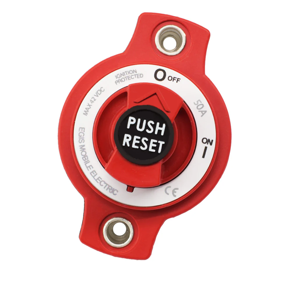 Egis 50A Panel Mount Mini Circuit Breaker [4701-50] - Fashionser