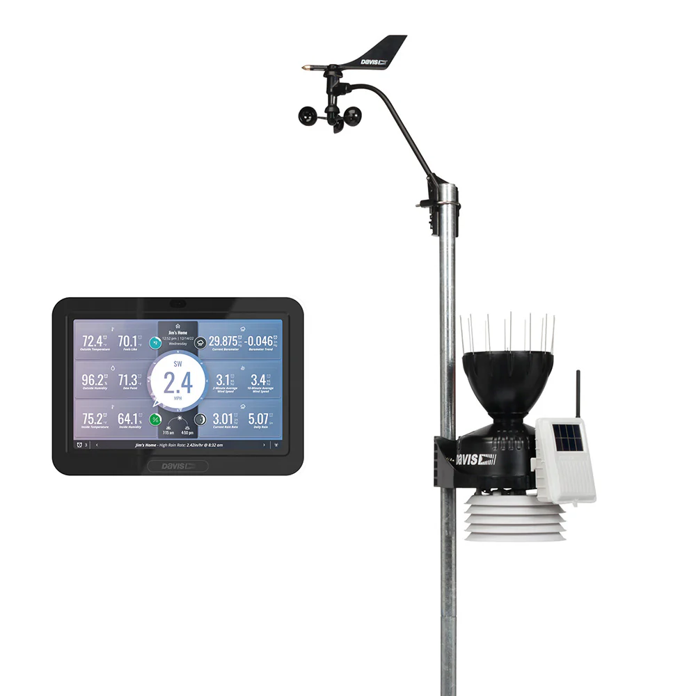 Davis Vantage Pro2 Wireless Weather Station w/WeatherLink Console  Standard Radiation Shield [6252] - Fashionser