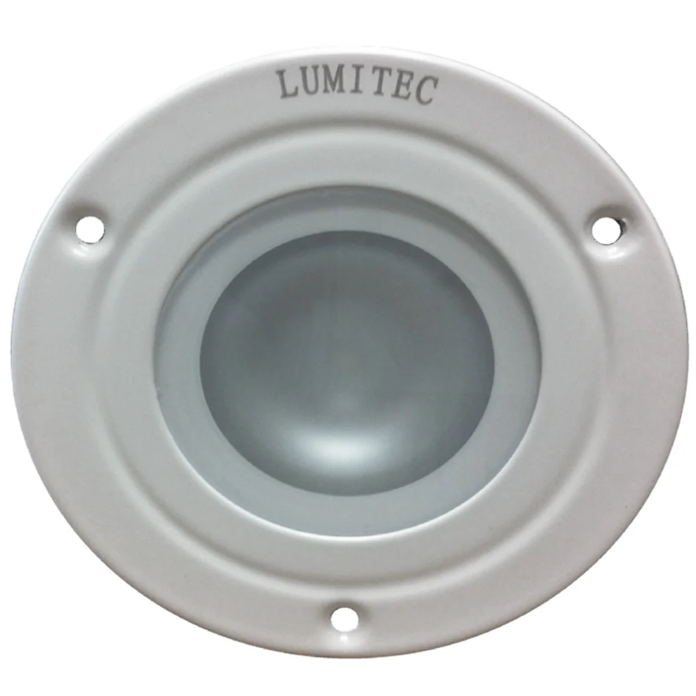 Lumitec Shadow - Flush Mount Down Light - White Finish - 3-Color Red/Blue Non-Dimming w/White Dimming [114128] - Fashionser