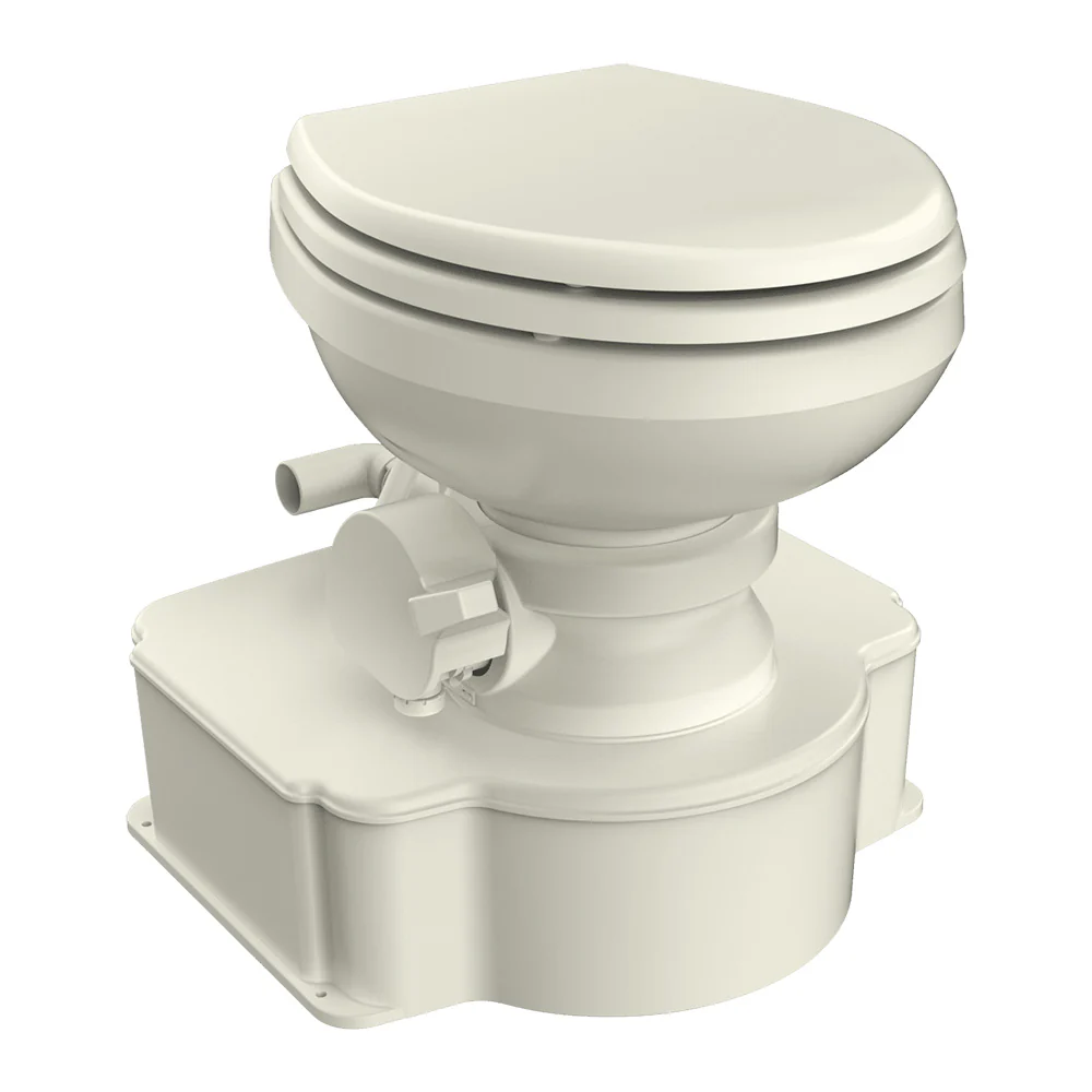 Dometic Bone M65 Marine Gravity Toilet - Elongated Seat Size w/Foot Pedal [312500003] - Fashionser