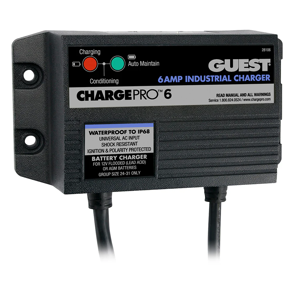 Guest 6A/12V 1 Bank 120V Input On-Board Battery Charger [28106] - Fashionser