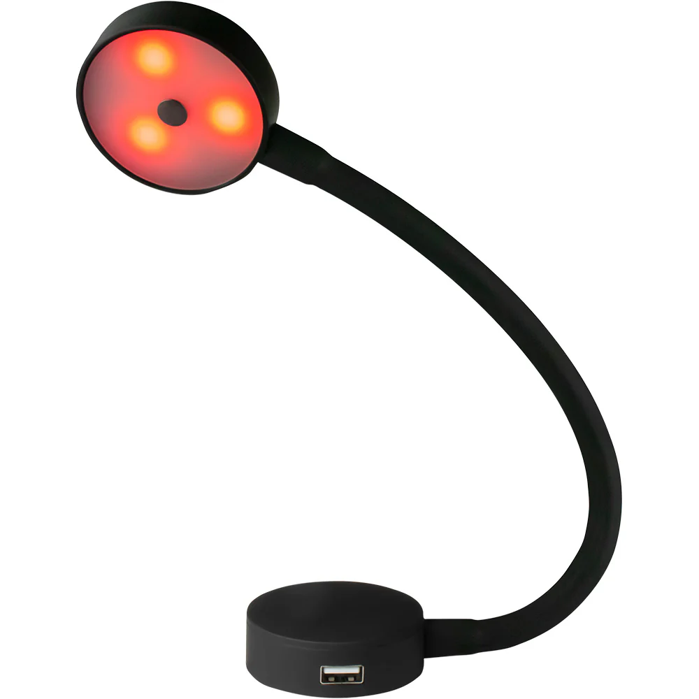 Sea-Dog LED Flex Neck Day/Night Light w/USB Socket - Red  White Light [404939-3] - Fashionser
