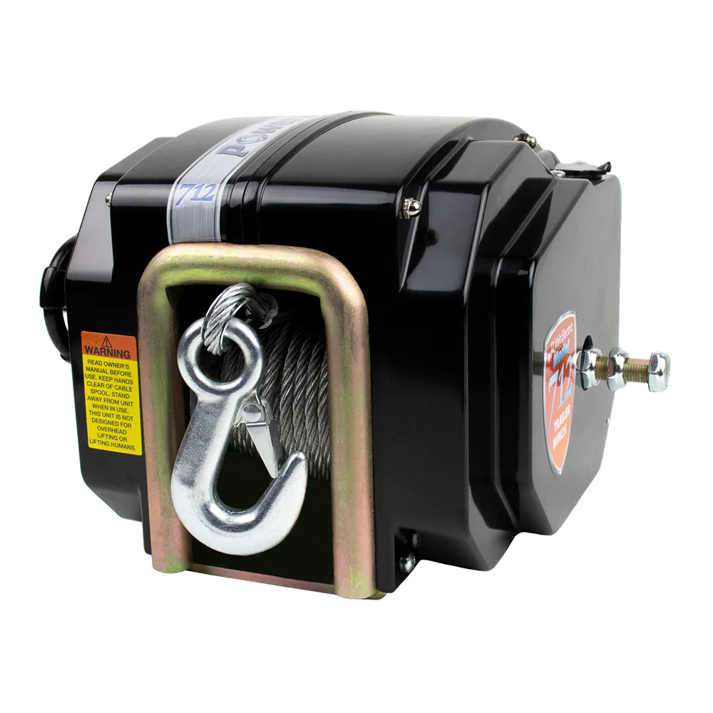 Powerwinch 712A Trailer Winch w/20 Strap [P77712-S] - Fashionser