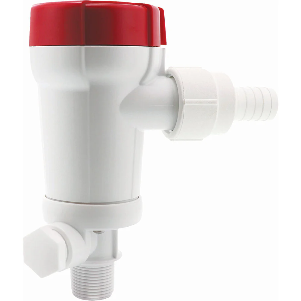 Rule 1100 GPH Livewell Pump Straight Seacock Inlet [605FC] - Fashionser