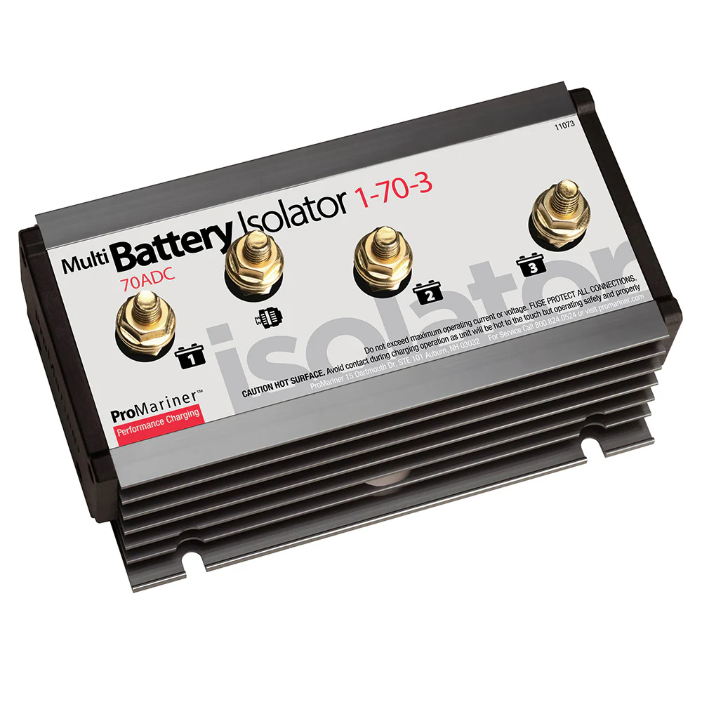 ProMariner Battery Isolator - 1 Alternator - 3 Battery - 70 AMP [11073] - Fashionser