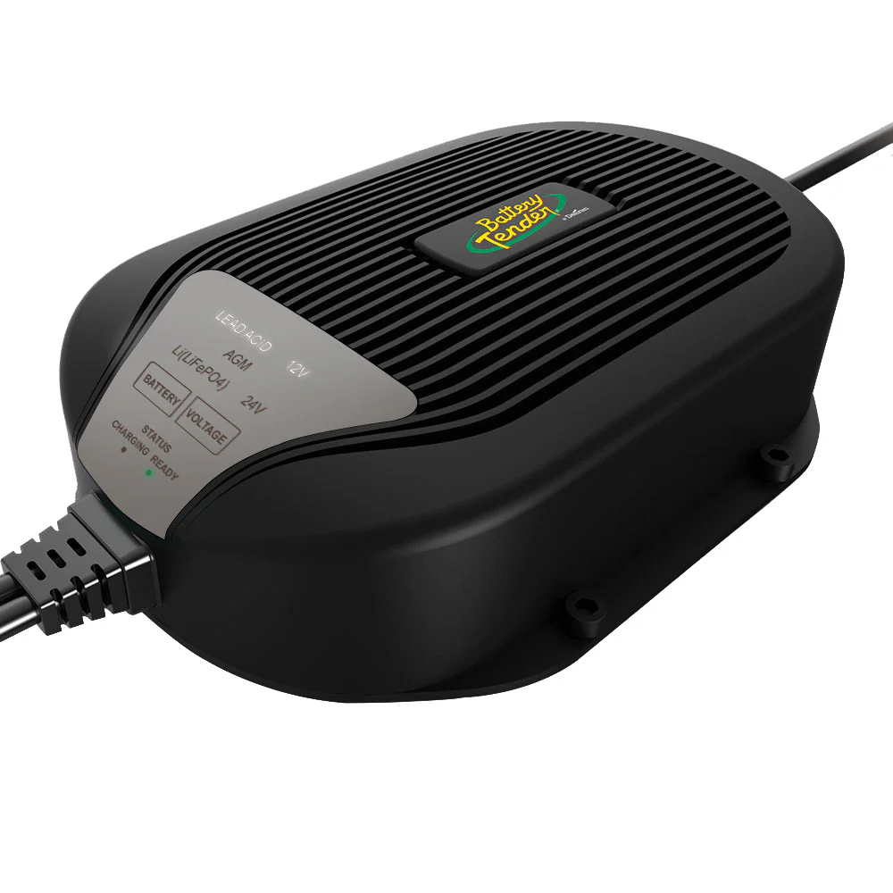 Battery Tender 12V/24V, 5/2.5A Weather Resistant Battery Charger [022-0258-DL-WH] - Fashionser
