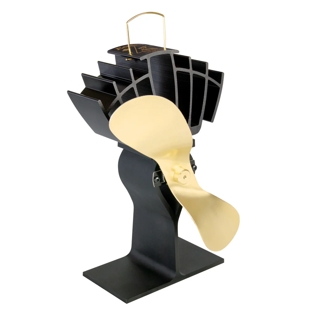 Ecofan by Caframo UltrAir 810CA Heat Powered Stove Fan - Gold Blade [810CABBX] - Fashionser