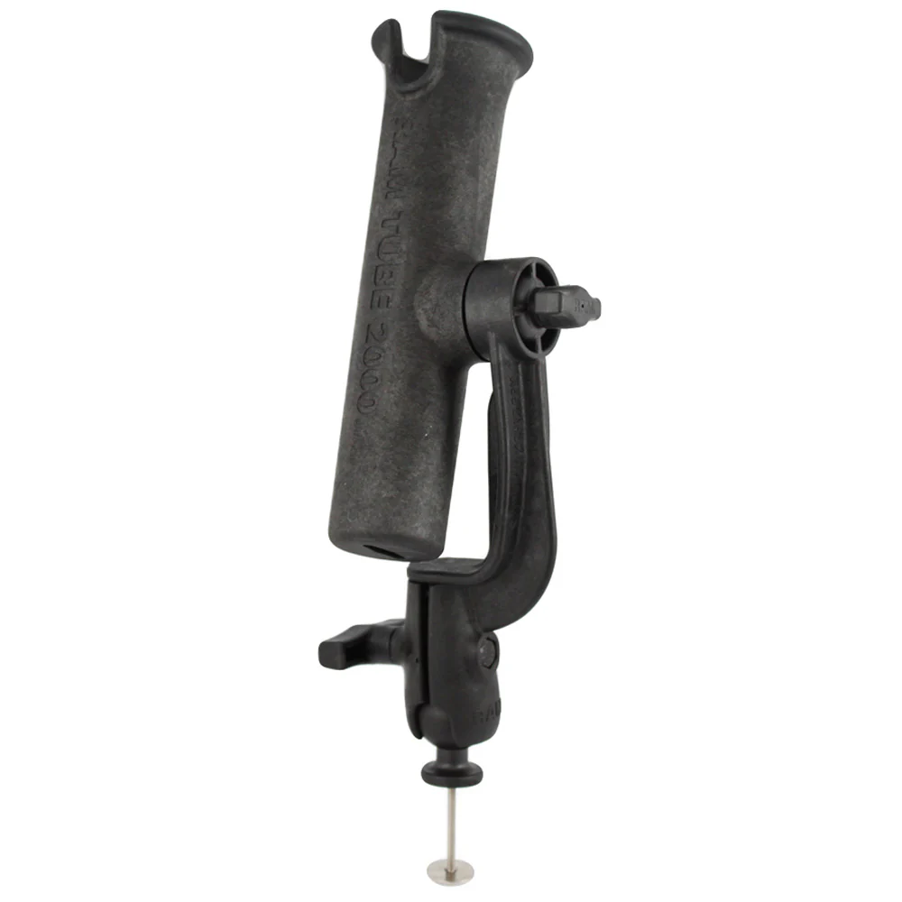 RAM Mount RAM-TUBE 2000 Holder w/RAM-ROD Revolution Ratchet/Socket System & 5 Spot Mounting Base Adapter [RAM-301-RB5] - Fashionser