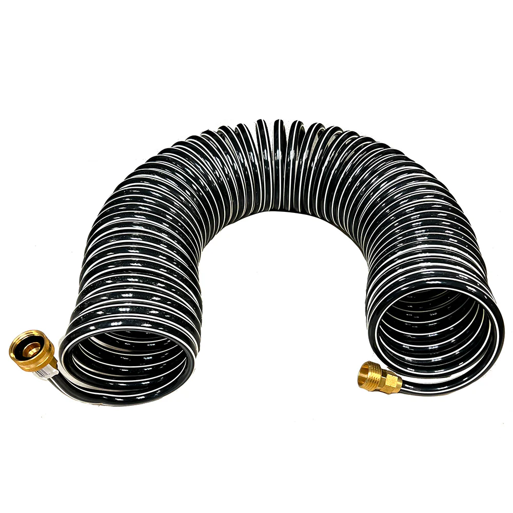 Trident Marine Coiled Wash Down Hose w/Brass Fittings - 15 [167-15] - Fashionser