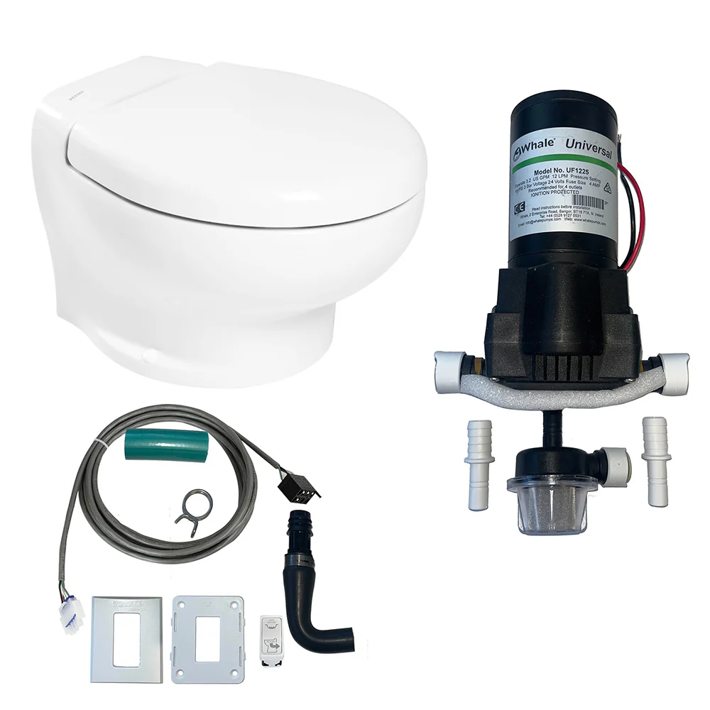 Thetford Nano Eco Compact Toilet Raw Water Kit w/Inlet Pump - 24V [T-NAN024PW/E/NA-RWKIT] - Fashionser