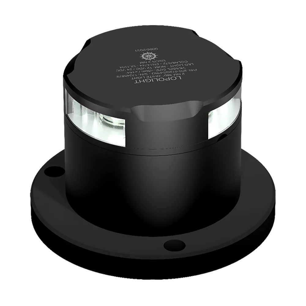 Lopolight 2nm 360 Anchor Light Pro - Black Anodized - White Light [200-012G2-PRO] - Fashionser