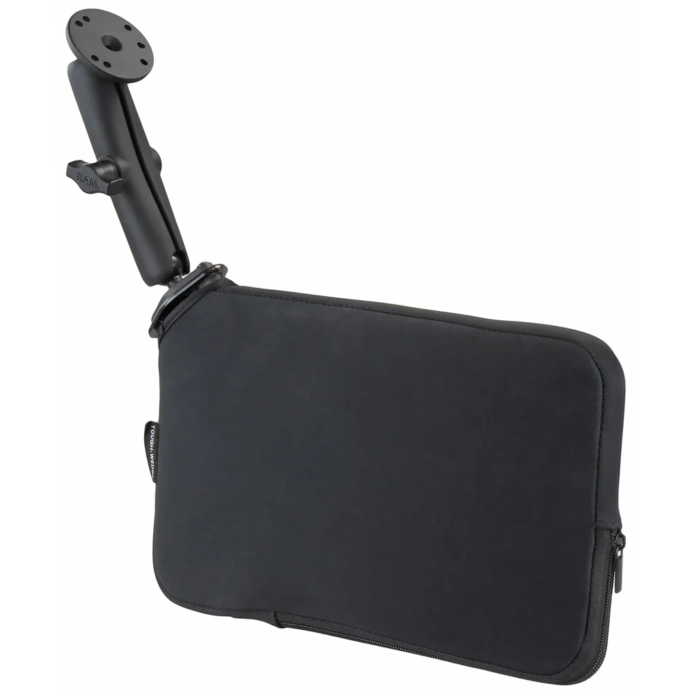 RAM Mount Seat Tough-Wedge w/Long Double Socket Arm & Round Base [RAM-B-407-C-202U] - Fashionser