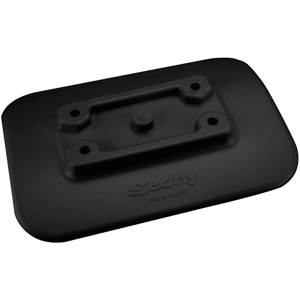 Scotty 341-BK Glue-On Mount Pad f/Inflatable Boats - Black [341-BK] - Fashionser