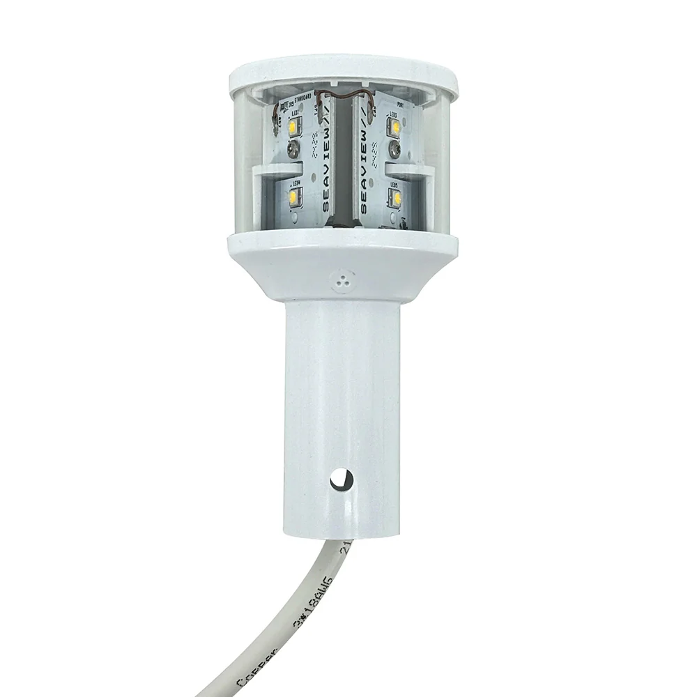 Seaview 12V C5 Certified Round 3nm LED Combo Masthead All-Round Light - White [LTBLED12C5] - Fashionser