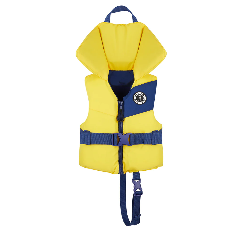 Mustang Lil' Legends Infant Foam Vest - Yellow/Navy [MV3251-844-0] - Fashionser