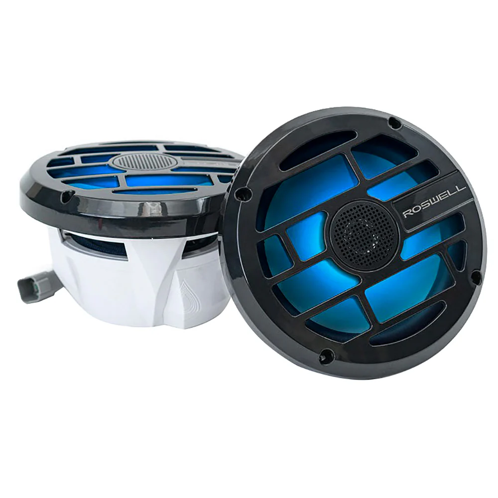 Roswell R Series 6.5 Marine Speakers - Anthracite Grille - 60W RMS  120W Peak Power [C920-1902] - Fashionser