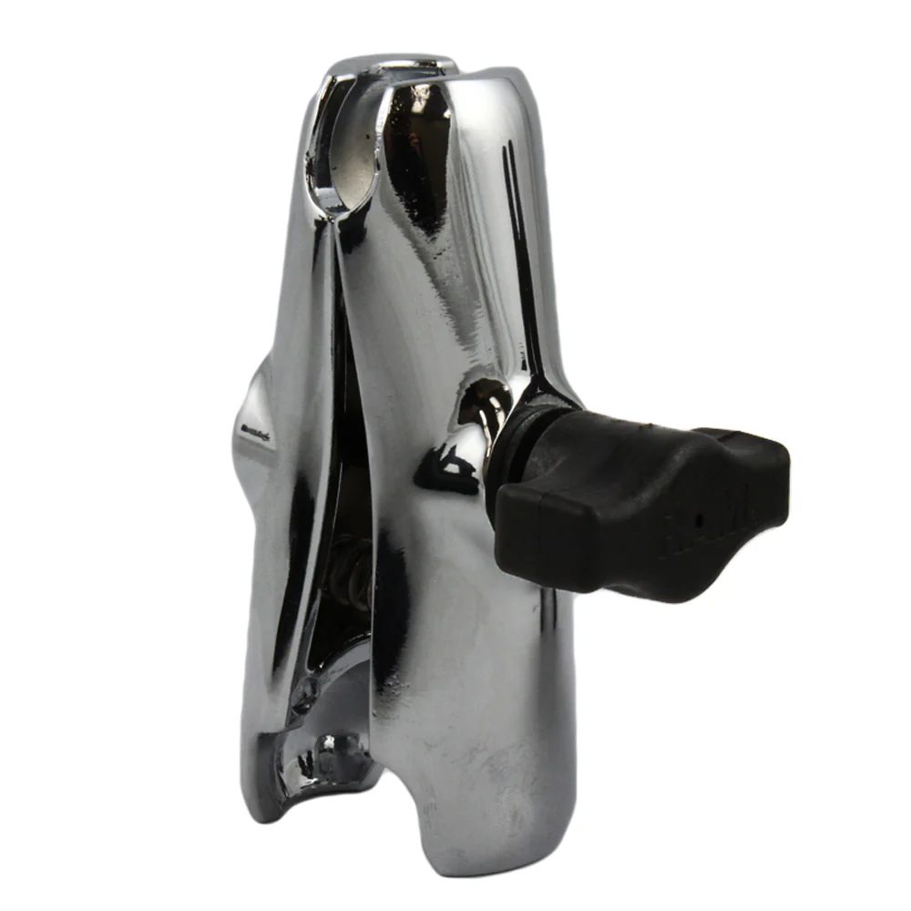 RAM Mount Chrome Double Socket Arm [RAM-B-201CHU] - Fashionser