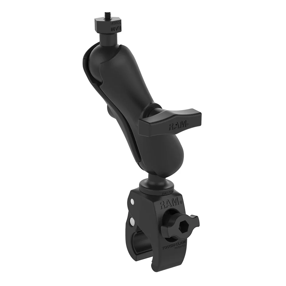 RAM Mount RAM Tough-Ball Camera Mount w/RAM Tough-Claw Small Clamp Base [RAM-400-379-252025U] - Fashionser