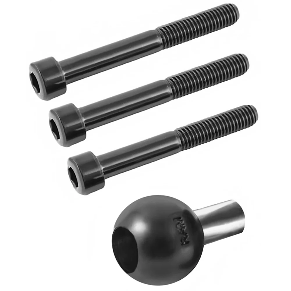 RAM Mount Motorcycle Handlebar Clamp Base w/M8 Screws [RAM-B-367U] - Fashionser