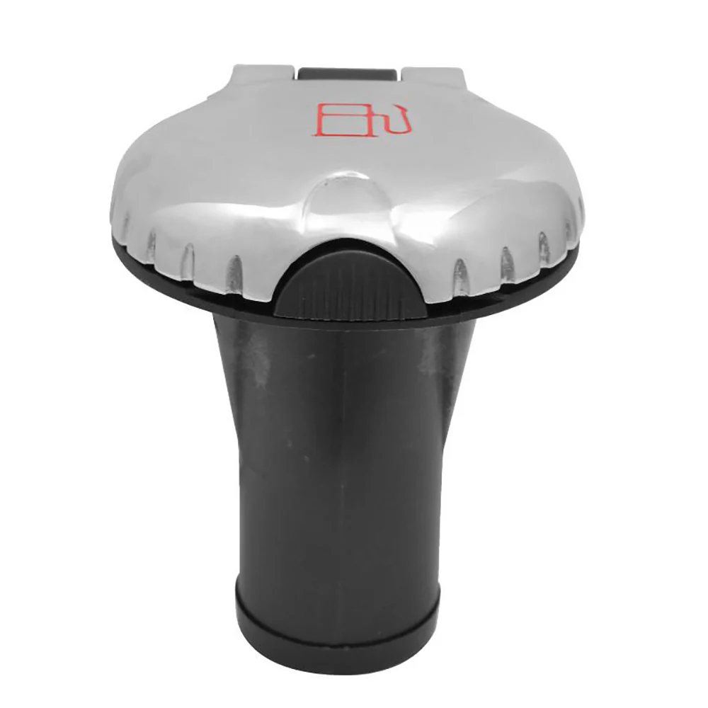 Attwood Deck Fill f/Carbon Canister System - Straight Body  Scalloped Stainless Steel Cap [99DFCCSS1S] - Fashionser