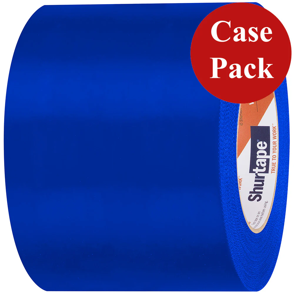 Shurtape UV-Resistant Marine Heat Shrink Tape - 96MM x 55M Roll - Serrated Edge Blue *Case of 12 Rolls* [105743C] - Fashionser
