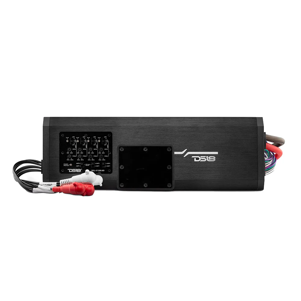DS18 NXL 8-Channel Full-Range Class D Marine/Powersports Amplifier - 8 x 150W RMS, 4-Ohm [NXL-X1200.8D] - Fashionser