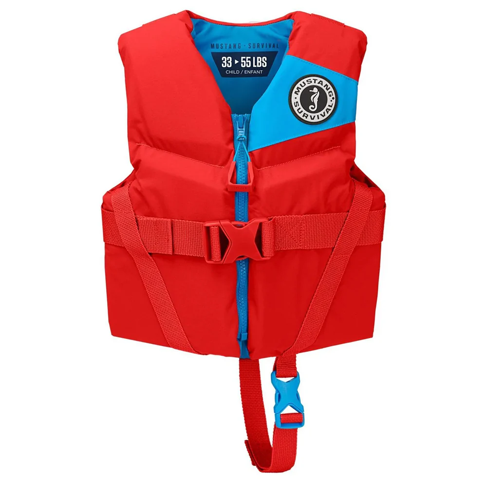 Mustang Child Rev Foam Life Vest - Imperial Red [MV356502-277-0] - Fashionser
