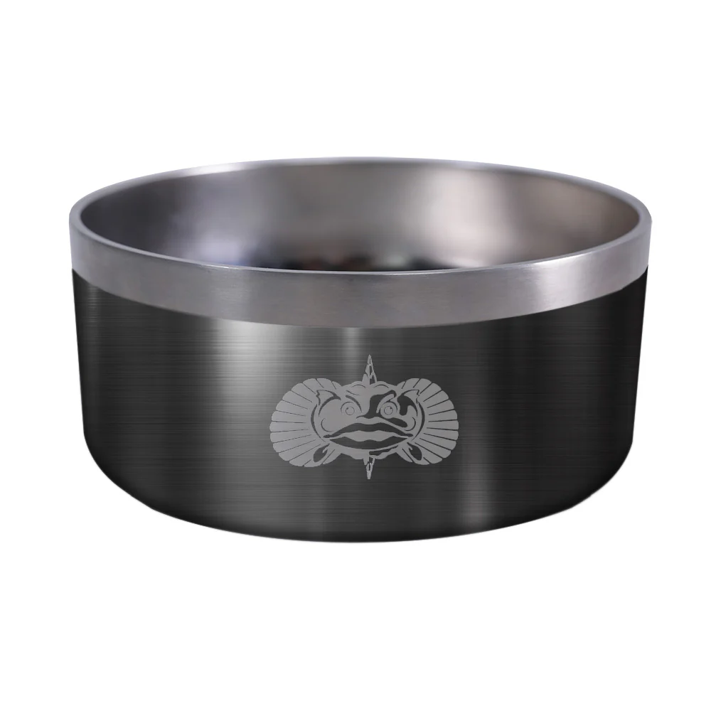 Toadfish Non-Tipping Dog Bowl - Graphite [1081] - Fashionser