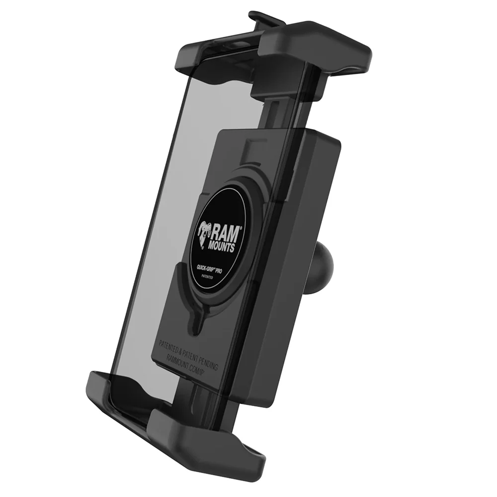 RAM Mount RAM Quick-Grip Pro XL Phone Holder w/Ball [RAM-HOL-PD7BU] - Fashionser
